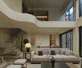 New Chinese Style A Living Room-ID:994234095