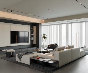 Modern A Living Room-ID:465934046