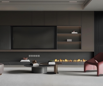 Modern A Living Room-ID:401788954