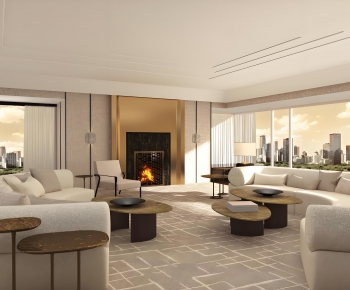 Modern A Living Room-ID:823301088