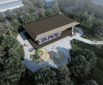 New Chinese Style Architectural Bird's-eye View Planning-ID:226825001