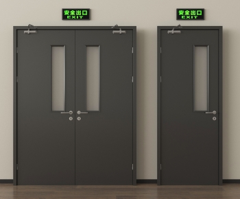 Modern Fire Door-ID:734987022