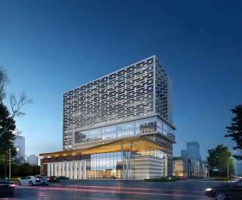 Modern Appearance Of Commercial Building-ID:828001025