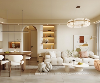 Modern A Living Room-ID:343810081