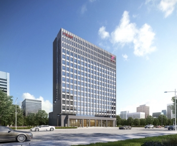 Modern Appearance Of Commercial Building-ID:303592925