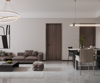 Modern A Living Room-ID:348582985