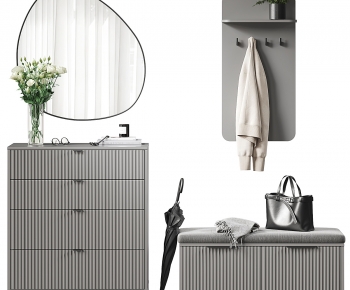 Modern Stool For Changing Shoes-ID:299040084