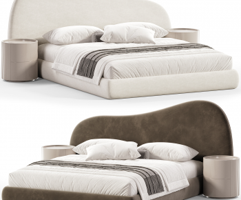 Modern Double Bed-ID:505381115