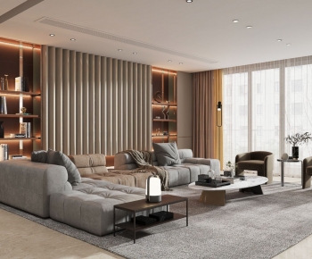 Modern A Living Room-ID:684767011