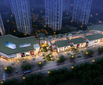 Modern Architectural Bird's-eye View Planning-ID:772265914