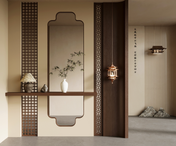 New Chinese Style Hallway-ID:391891965