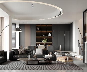 Modern A Living Room-ID:936249027