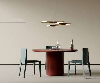 Modern Dining Table And Chairs-ID:424389845