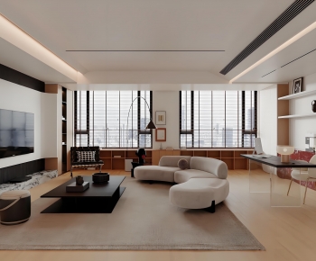 Modern A Living Room-ID:199027068