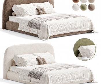 Modern Double Bed-ID:624289042