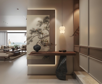 New Chinese Style Hallway-ID:912125115