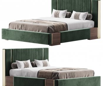 Modern Double Bed-ID:198930038