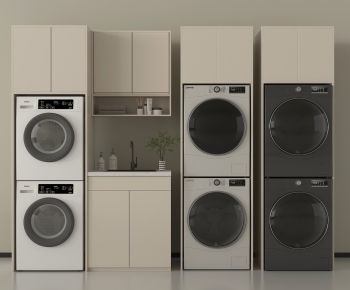 Modern Laundry Cabinet-ID:695689922