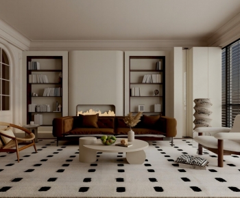 Modern A Living Room-ID:246140964