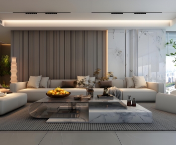 Modern A Living Room-ID:967467075