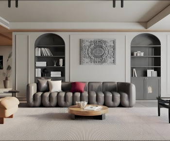 Modern A Living Room-ID:989192962