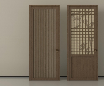 New Chinese Style Single Door-ID:316895017