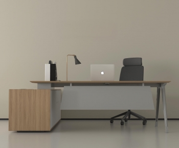 Modern Office Desk And Chair-ID:323242905