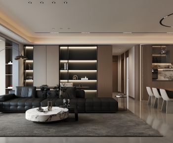 Modern A Living Room-ID:587553024