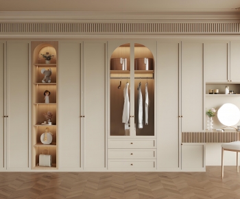 French Style Clothes Storage Area-ID:266365051
