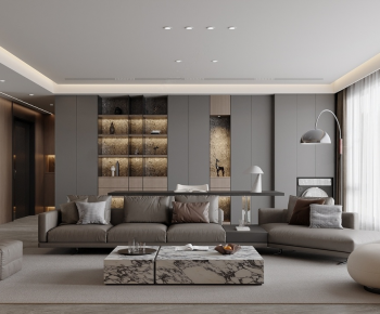 Modern A Living Room-ID:546696902