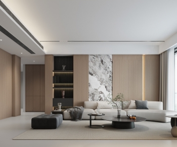 Modern A Living Room-ID:995414978