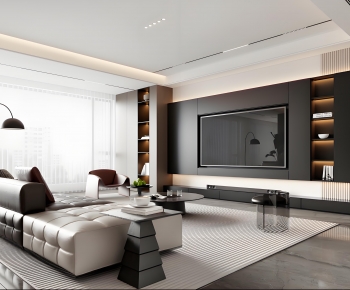 Modern A Living Room-ID:506928925