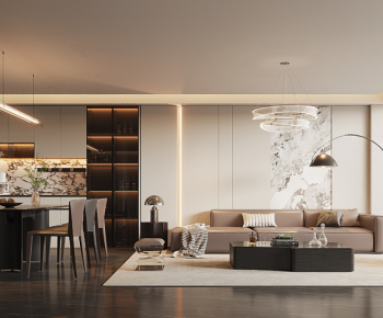 Modern A Living Room-ID:848751177