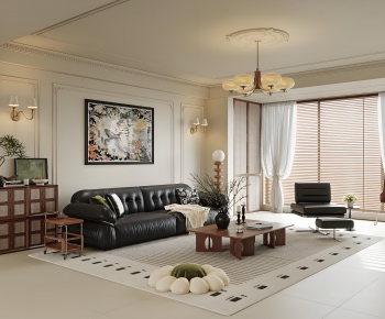 French Style A Living Room-ID:487793925