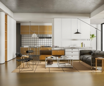 Modern A Living Room-ID:437203885