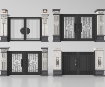 New Chinese Style Gate-ID:206921163