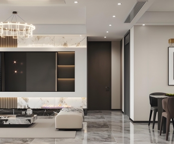 Modern A Living Room-ID:866235026