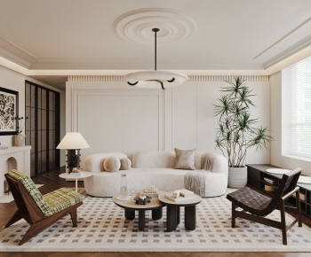 French Style A Living Room-ID:658288961