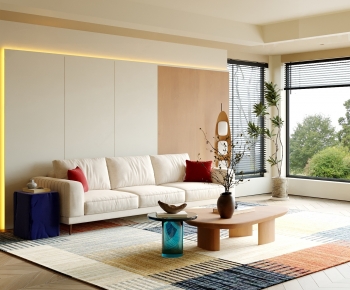 Modern A Living Room-ID:749011067