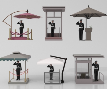 Modern Security Booth-ID:963219888