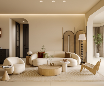 Modern A Living Room-ID:618834024