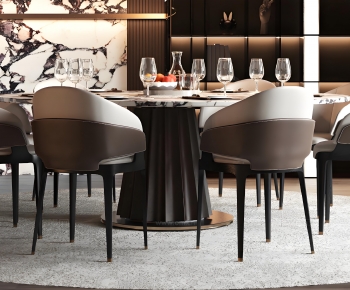 Modern Dining Table And Chairs-ID:544219052