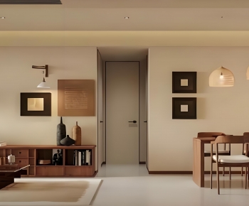 New Chinese Style A Living Room-ID:832035067