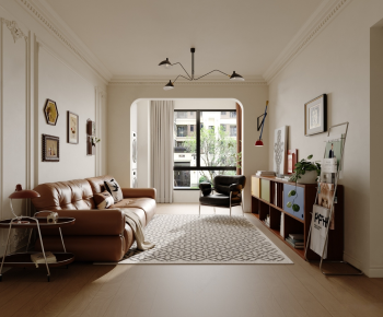 French Style A Living Room-ID:823283917