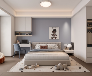 Modern Boy's Room And Son's Room-ID:768747092