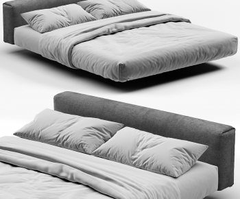 Modern Double Bed-ID:140552044