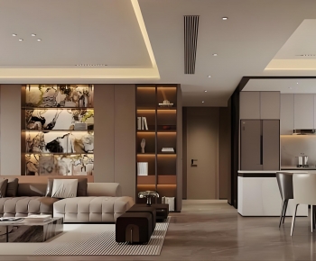 Modern A Living Room-ID:689754968