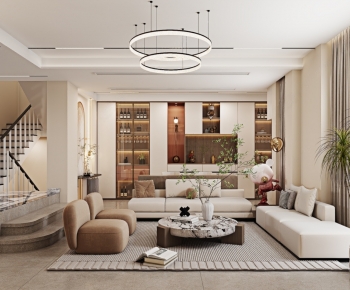 Modern A Living Room-ID:261706112