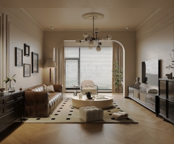 French Style A Living Room-ID:208549563