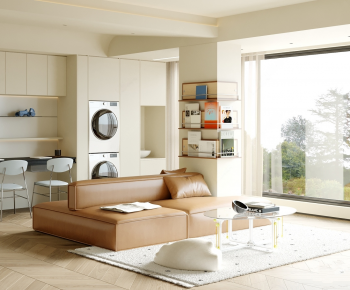 Modern A Living Room-ID:375092988